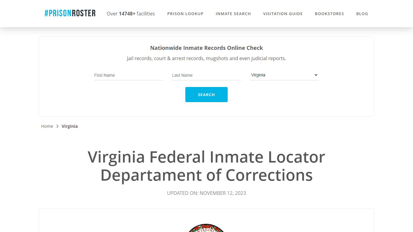 Virginia Federal Inmate Search - Prisonroster